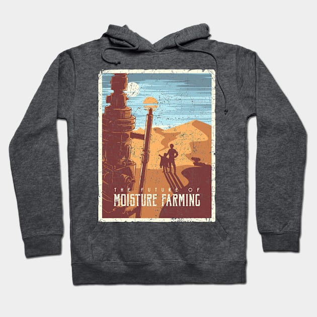 The Future of Moisture Farming (sunrise variant) Hoodie by djkopet